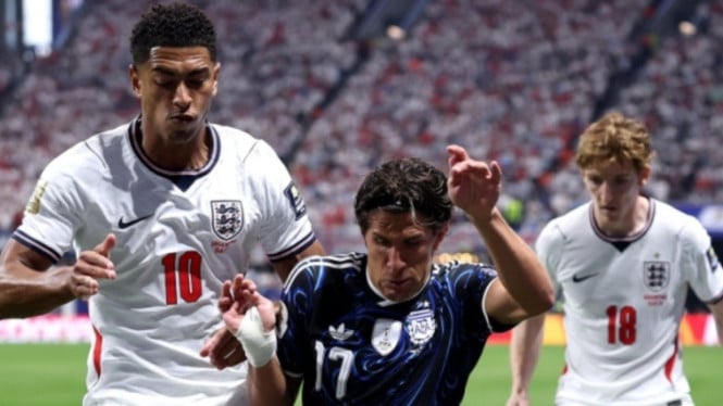 Inggris vs Argentina di semifinal Piala Dunia 2026.