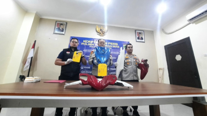 Polsek Panmas ungkap kasus curanmor di Depok