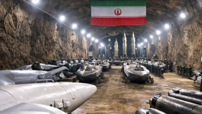 Kota rudal bawah tanah Iran hadapi AS