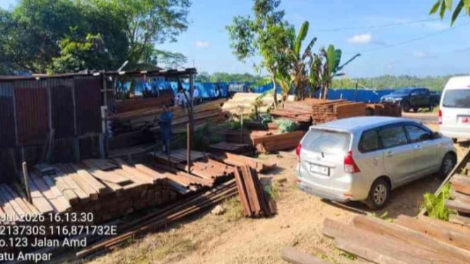 Gakkum KLHK sita ribuan kayu di Kalimantan Timur