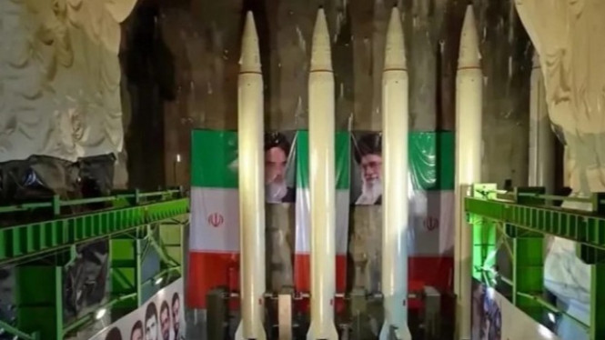 Rudal bawah tanah Iran untuk hadapi AS dan Israel