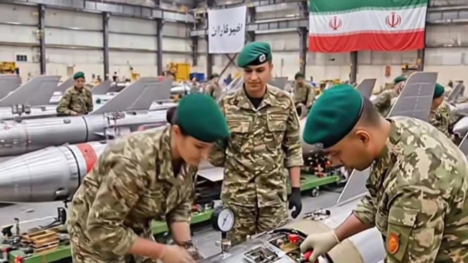 Ilustrasi Iran siap gempur militer AS