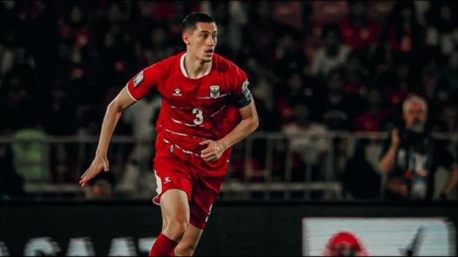 Pemain Timnas Indonesia Jay Idzes.