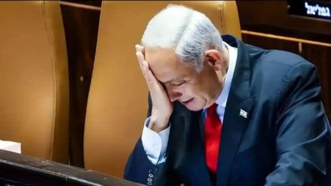 Potret Benjamin Netanyahu
