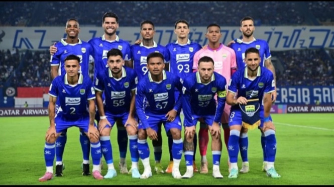 Potret ilustrasi pemain Persib Bandung