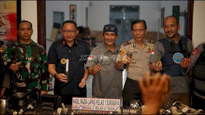 Lapas Surabaya razia narkoba