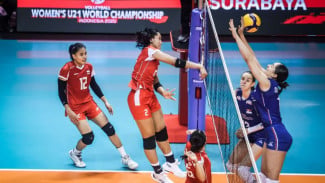 Kalah Tipis dari Puerto Riko, Timnas Voli Putri Indonesia Finis di Peringkat 16