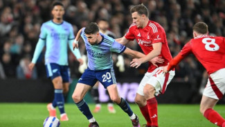 Hasil Laga Arsenal vs Nottingham: Odegaard Cedera, Zubimendi Bersinar Raih 3-0