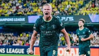 Haaland Bersinar, Manchester City Bungkam Villarreal 2-0 di Liga Champions