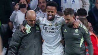 Madrid Panik! Eder Militao Cedera Parah, Terancam Absen 4 Bulan!
