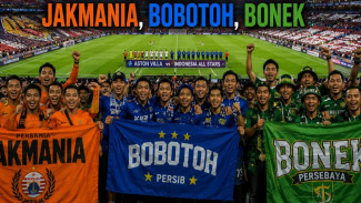 Aston Villa vs Indonesia All Stars Momen Satukan Jakmania, Bobotoh, Bonek