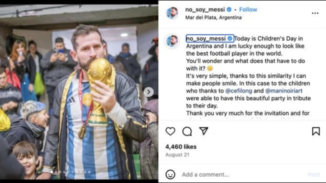 Leonardo Esteban Adrian Gorri alias Lionel Messi KW