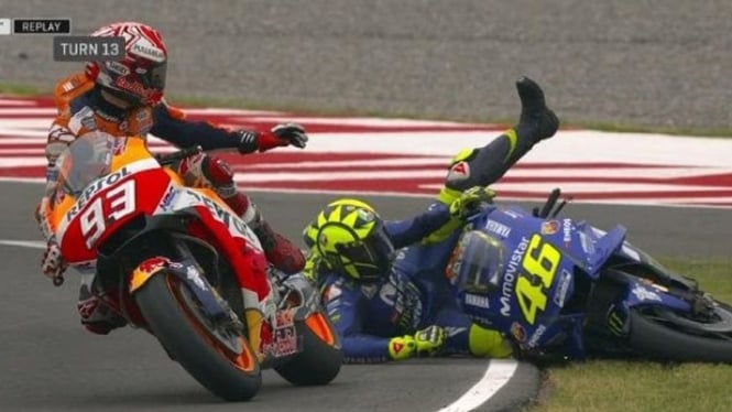 Marc Marquez vs Valentino Rossi