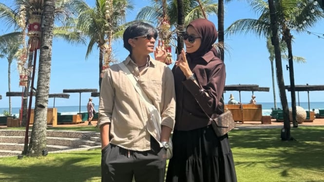 Honeymoon Megawati Hangestri dan Dio Novandra di Bali