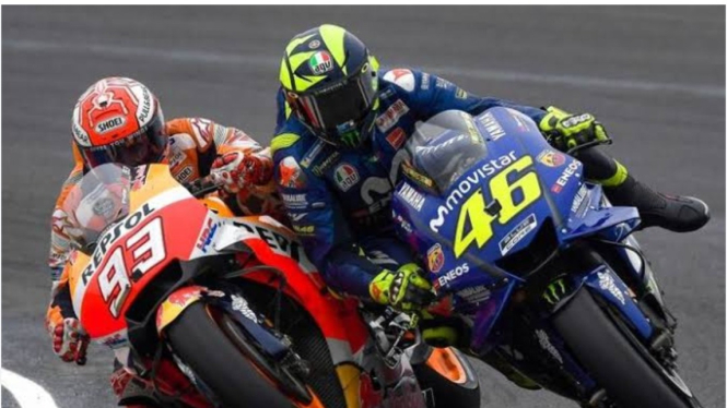 Marc Marquez vs Valentino Rossi