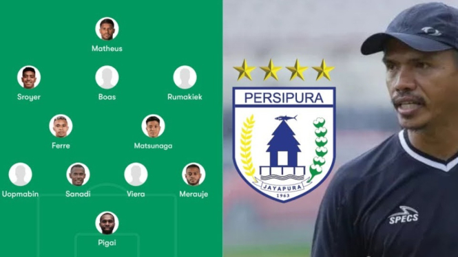 Prediksi Starting XI Persipura