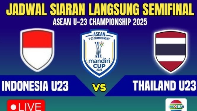 Timnas U23 Indonesia vs Thailand semifinal Piala AFF 2025