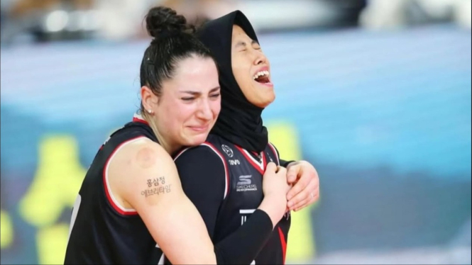 Giovanna Milana dan Megawati Hangestri Pertiwi
