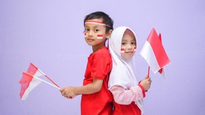Ilustrasi Lomba 17 Agustus untuk anak paud