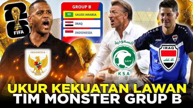 Timnas Indonesia Vs Arab Saudi dan Irak