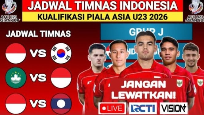Jadwal Lengkap Kualifikasi Piala Asia U-23 2026
