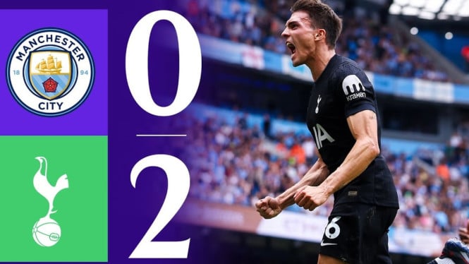 Tottenham Kalahkan Manchester City 2-0