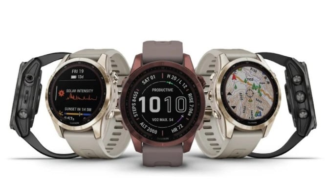 Garmin Fenix 7S Sapphire Solar