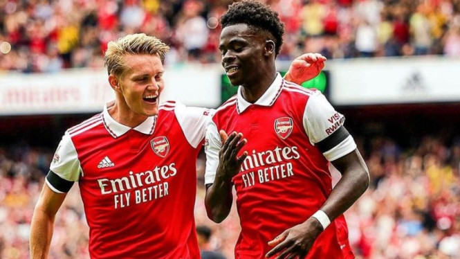 Odegaard dan Saka