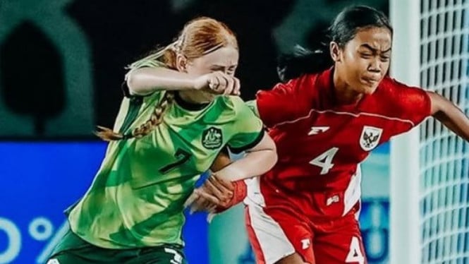 Timnas Putri Indonesia U-16 vs Australia