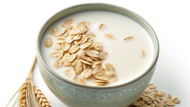 Ilustrasi Oat Milk