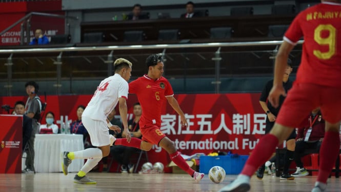 Timnas Futsal Indonesia vs Myanmar