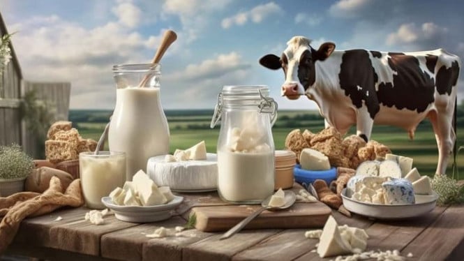Ilustrasi Susu