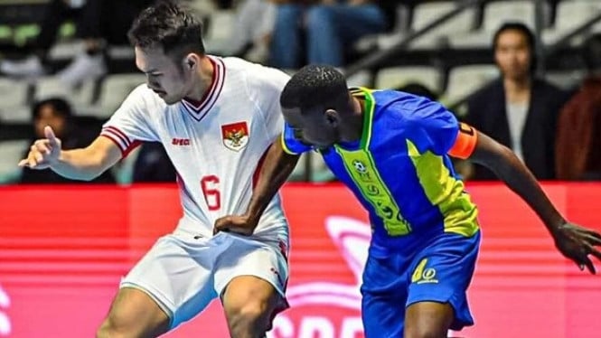 Timnas Futsal Indonesia vs Tanzania