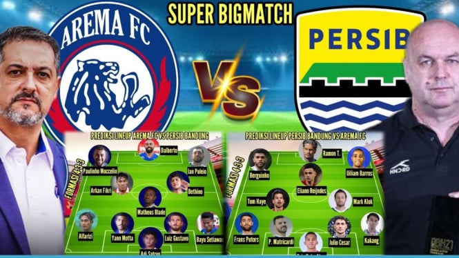 Laga Arema FC vs Persib Bandung