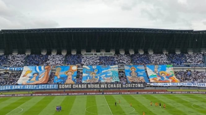 Tifo Persib Bandung vs Persija Jakarta