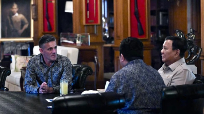 John Herdman Temui Presiden Prabowo.