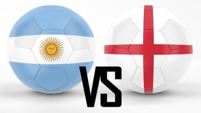 Inggris vs Argentina