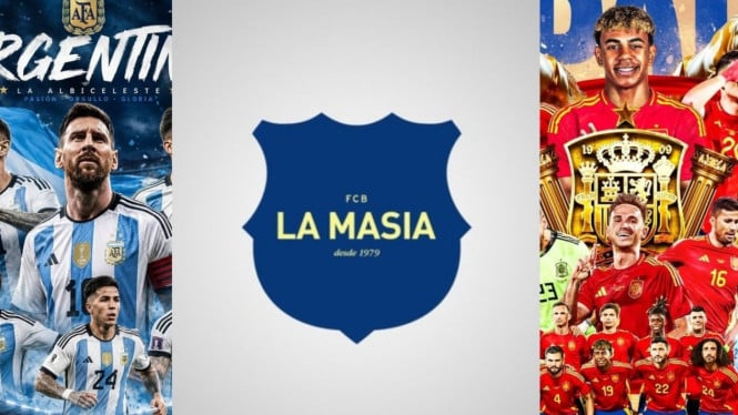 La Masia mendominasi laga Argentina vs Spanyol