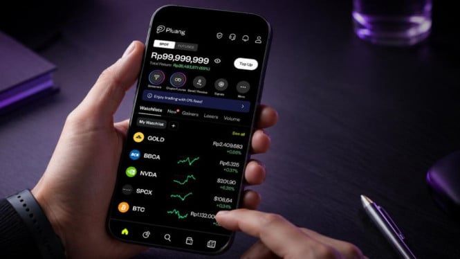 Koleksi Saham AS Melonjak, Pluang Catat Pertumbuhan 63 Kali Lipat