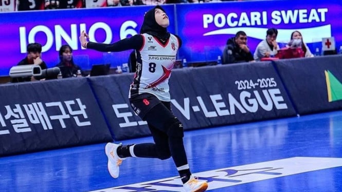Photo: VIVA Red Sparks Suffers 1-3 Defeat Against Pink Spiders in KOVO Cup
