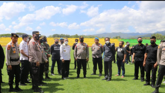 Jelang Laga PSM, Kapolda Sulsel Tinjau Stadion BJ Habibie