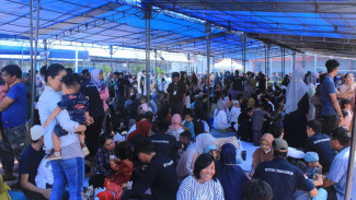 Warga Binaan Rutan Makassar Nikmati Momen Lebaran Bareng Keluarga