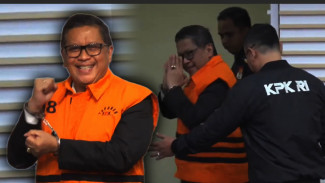 Gaya Hasto Kristiyanto Digiring KPK, Kepalkan Tangan Meski Diborgol