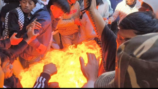 Kantor Dinas Pertanian Gowa Nyaris Terbakar saat Aksi Demo Tolak Alih Fungsi Lahan, Mahasiswa : Copot Kepala Dinas