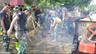 TMMD 2025 di Pangkep: Jalan Desa Mulai Diperbaiki, Target Rampung Tepat Waktu