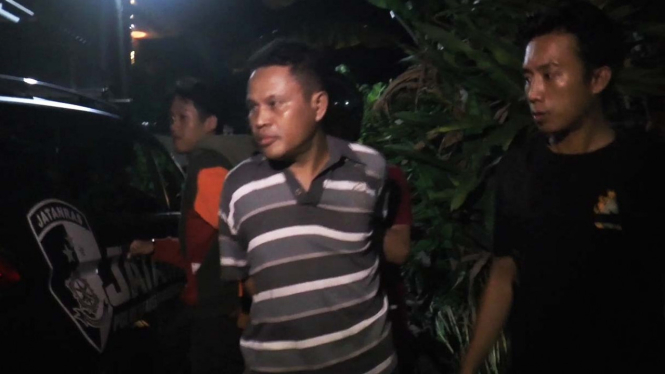Solbun Noraun (43) tahun diamankan Unit Jatanras Polrestabes Makassar.