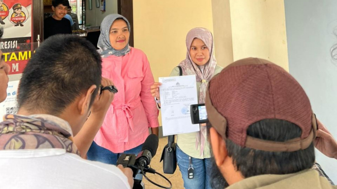 Herlina dan Ida Hamidah melaporkan Aipda Abdul Malik di Polda Sulsel