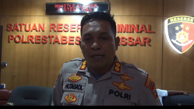 Kasat Reskrim Polrestabes Makassar,Akbp Ridwan Jason Maruli Hutagaol