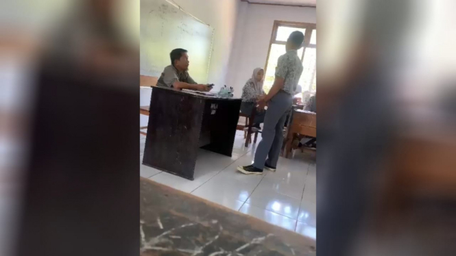 Viral,  Beredar Video Guru di SMA Negeri 3 Takalar Bullying Siswanya
