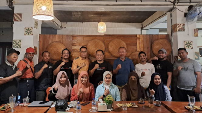 Struktur Relawan Amin di 15 Kecamatan di Makassar Rampung